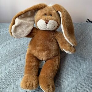 Vintage Build A Bear Bunny Rabbit Plush Stuffed Animal 16" Tan w/ White Top Tuft